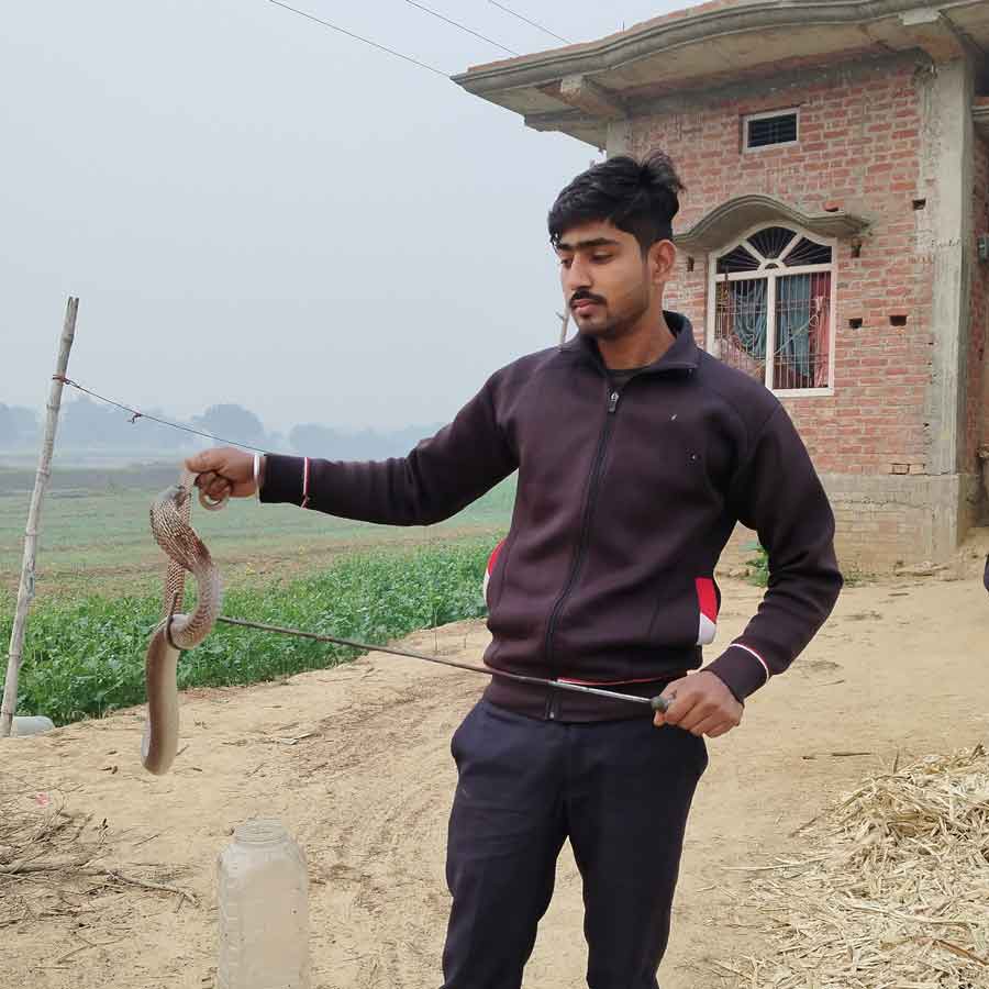 anake catcher Vinit Yadav jaunpur